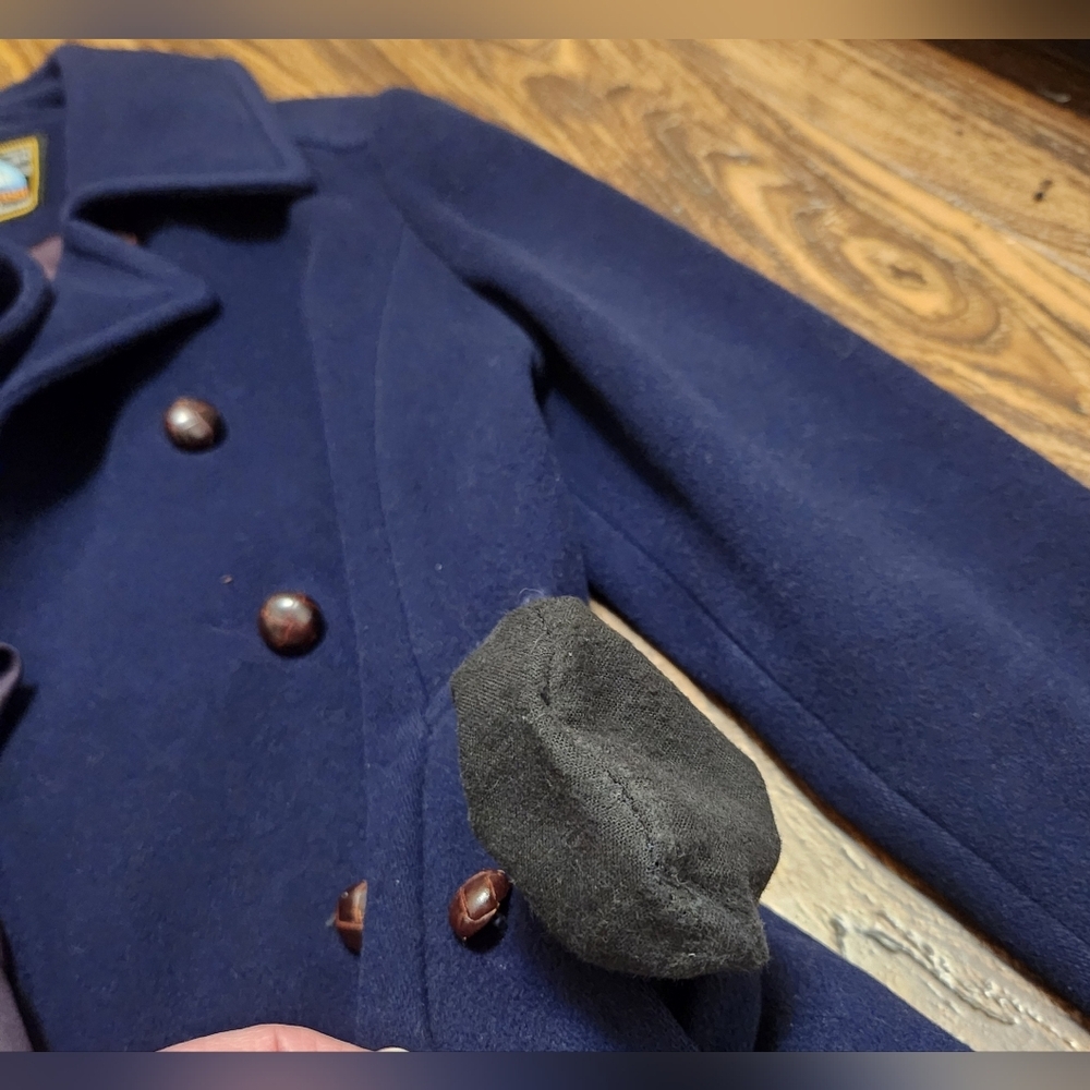 Mackintosh Wool Navy Pea Coat Sz 10 Save 15%! - Picture 6 of 16